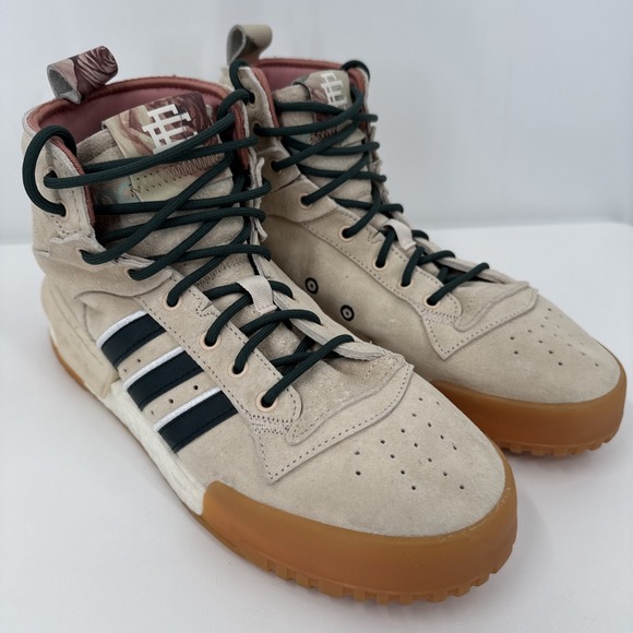 Adidas Eric Emanuel X Rivalry RM "Linen" Green Night Size 8.5 - F35091 - Picture 1 of 11